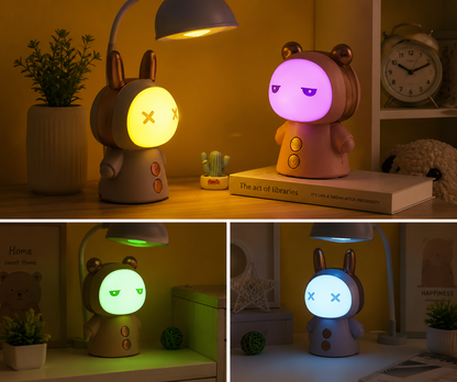 Lámpara de Escritorio Cambiante de Color Recargable por USB para Leer